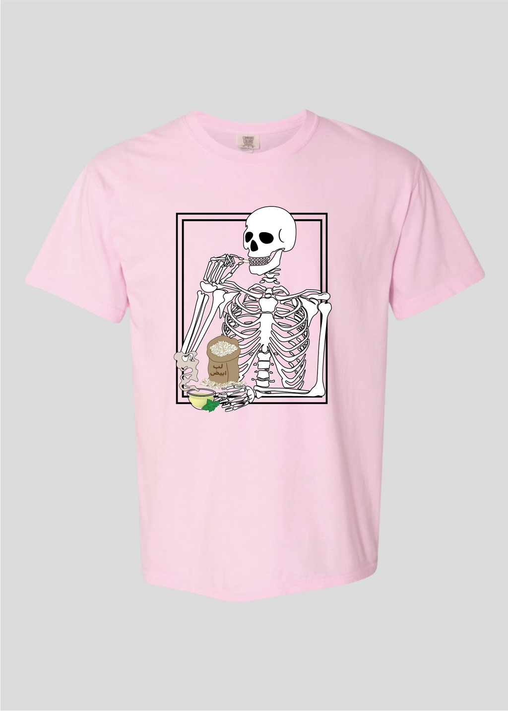 Skeleton Lib (Pumpkin Seeds) and Tea Tee