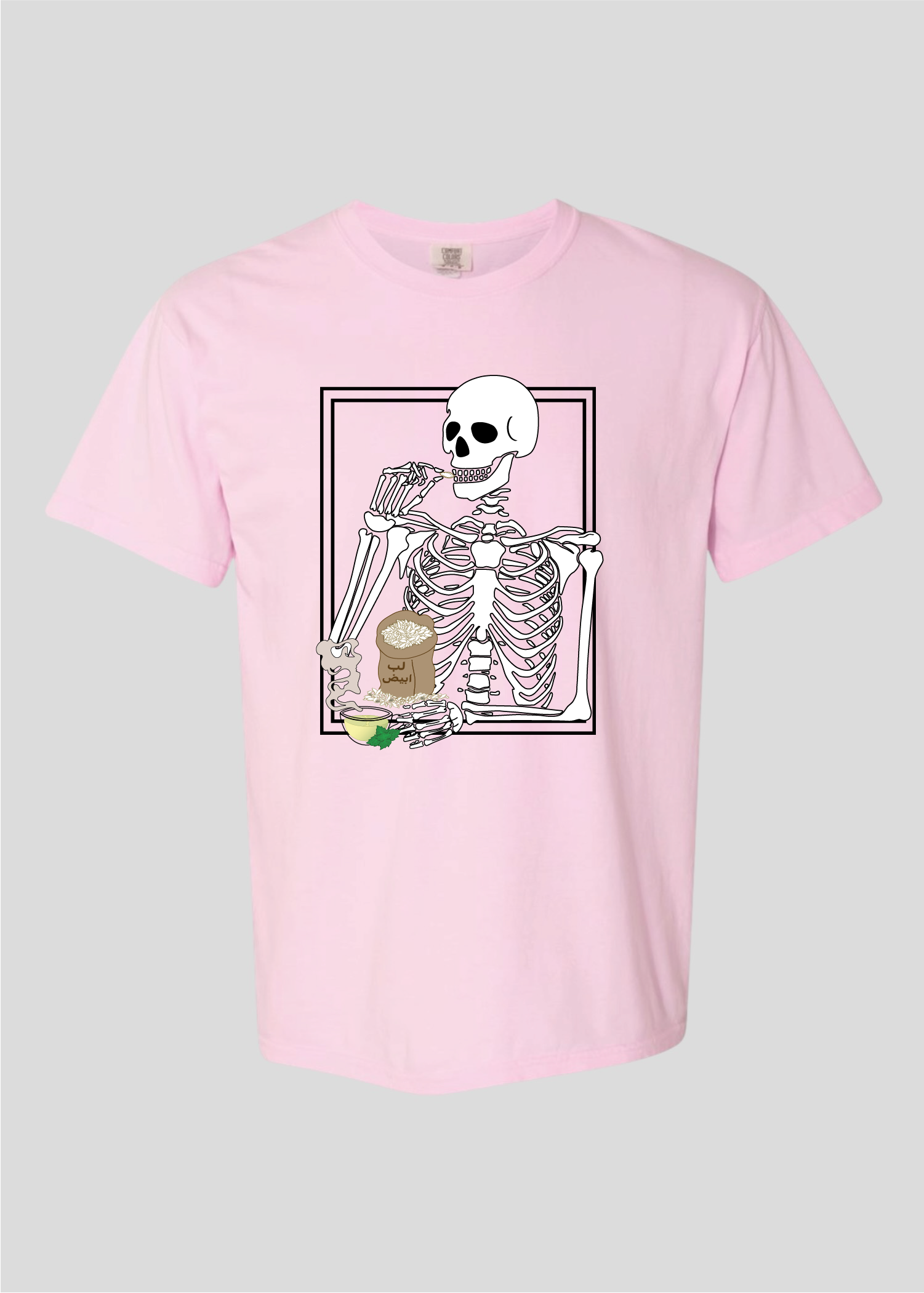 Skeleton Lib (Pumpkin Seeds) and Tea Tee