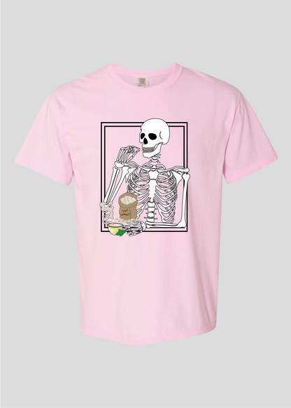 Skeleton Lib (Pumpkin Seeds) and Tea Tee