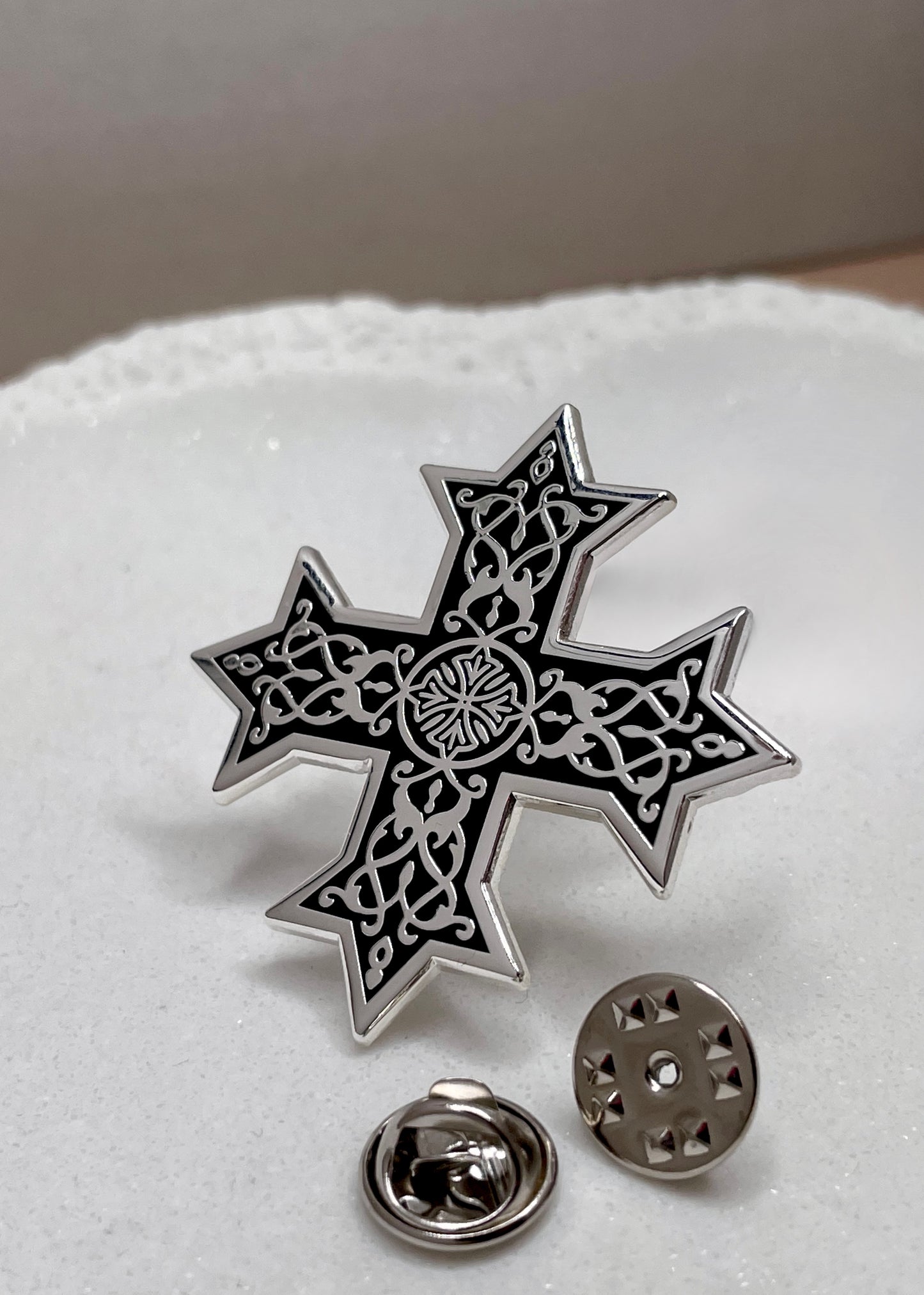 Hard Enamel Coptic Cross Pins