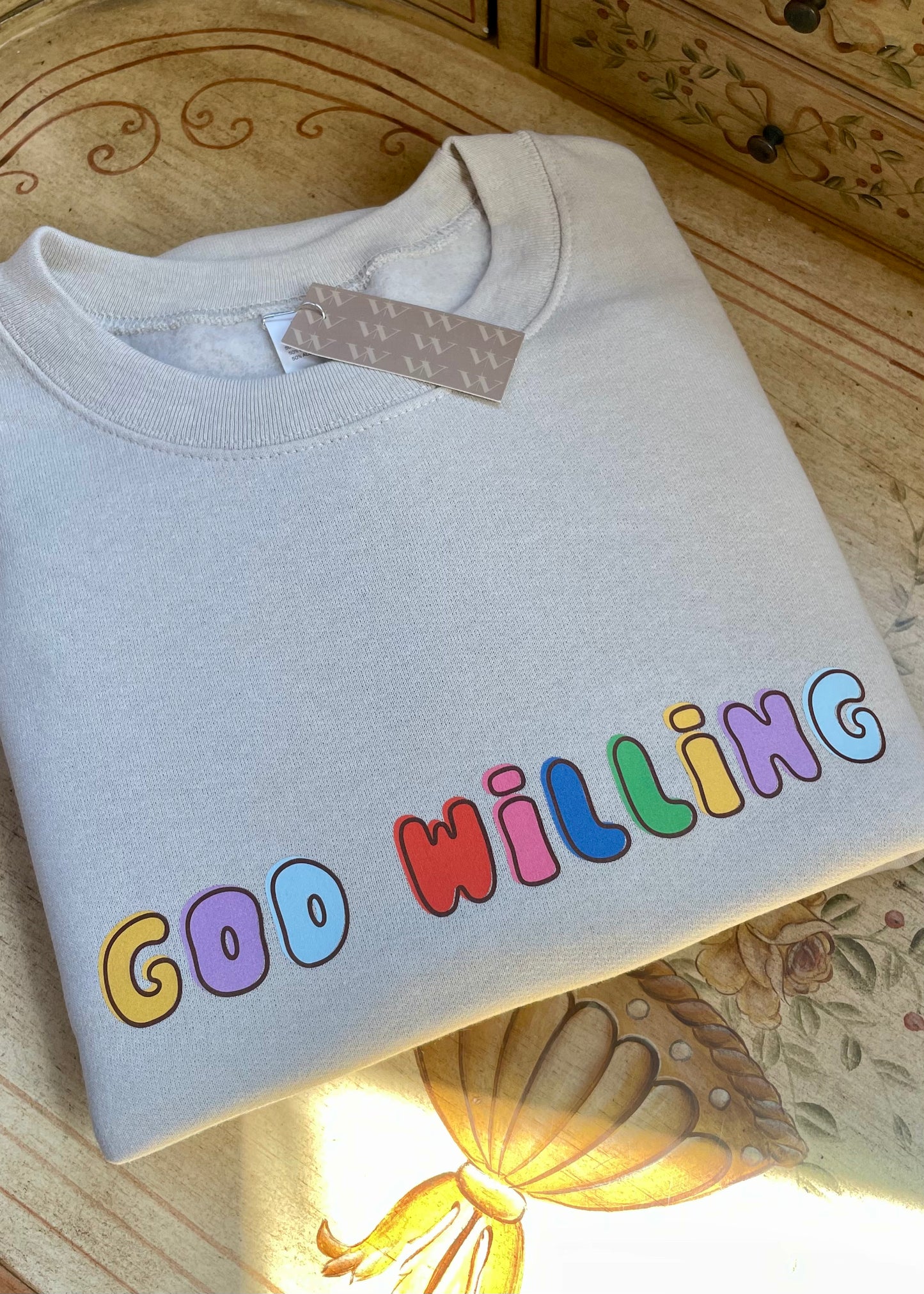 God Willing Doodle Sweatshirts