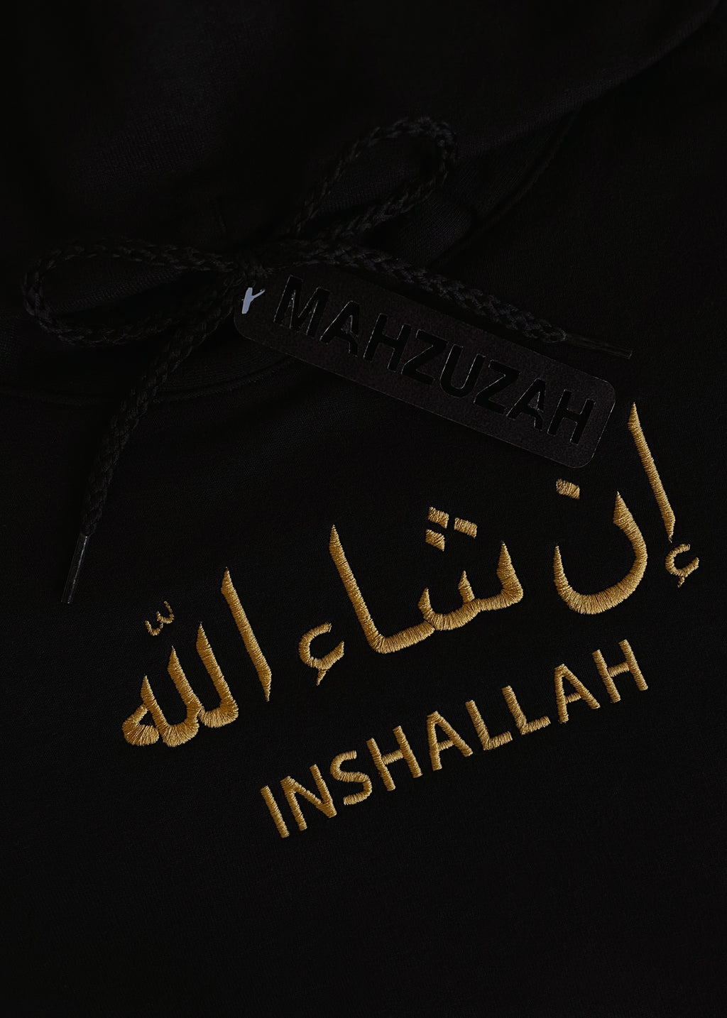 Embroidered Arabic and English God Willing/Inshallah Sweatshirts