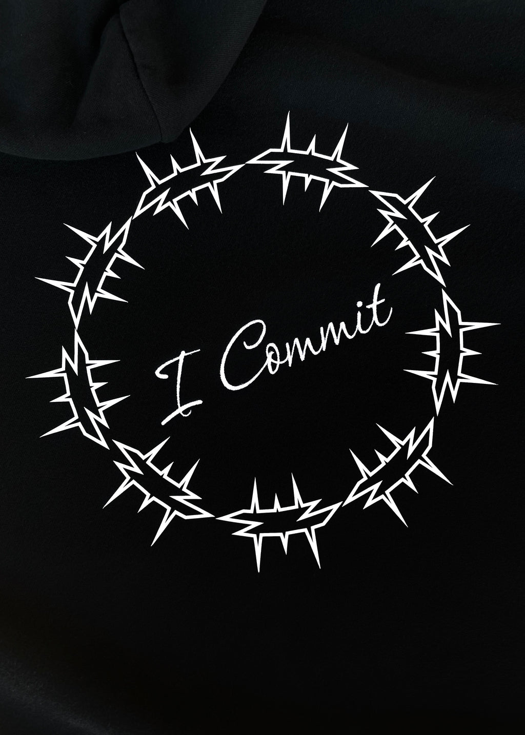 Embroidered and Printed Last Words of Christ Hoodies