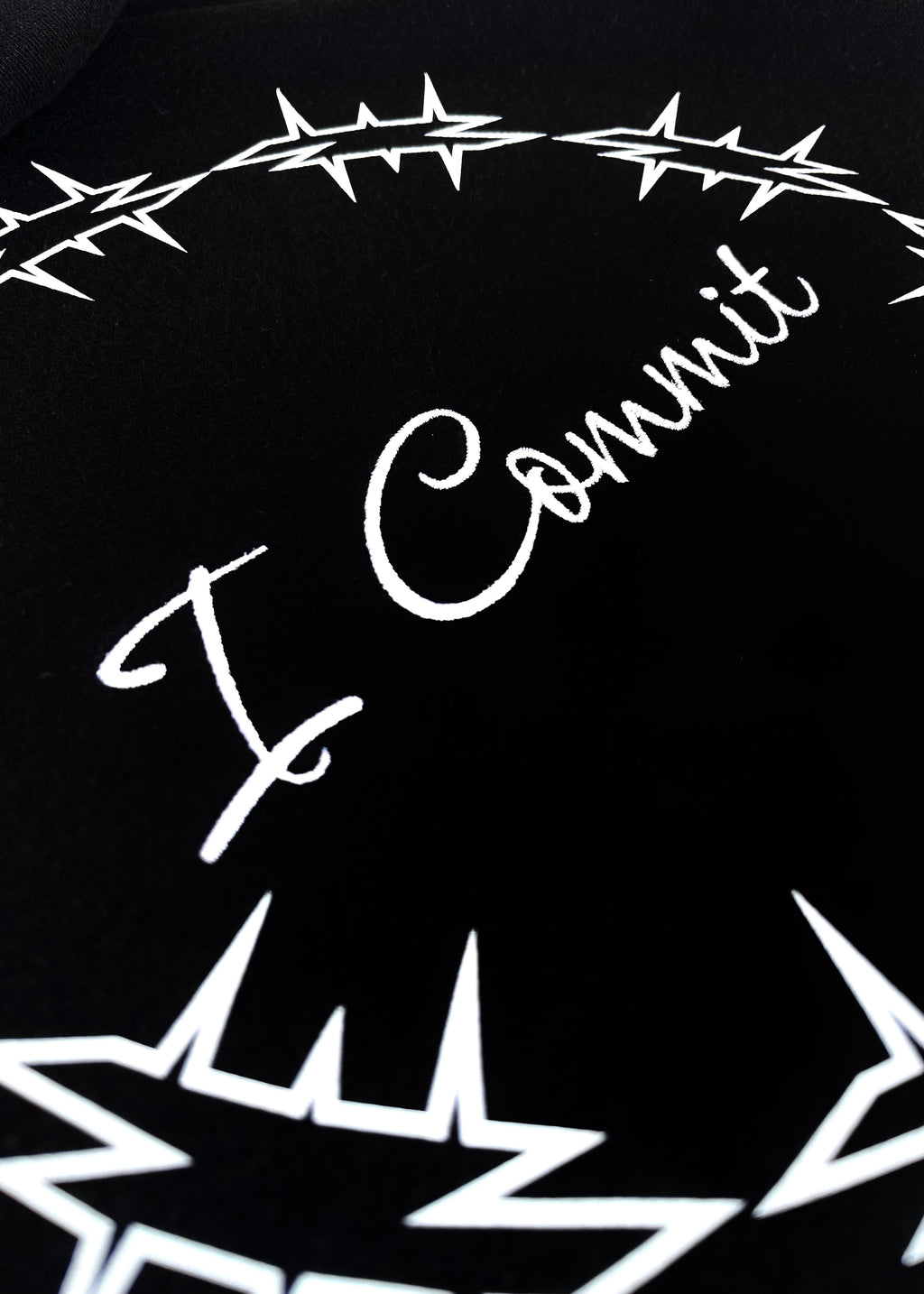 Embroidered and Printed Last Words of Christ Hoodies
