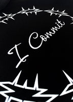 Embroidered and Printed Last Words of Christ Hoodies