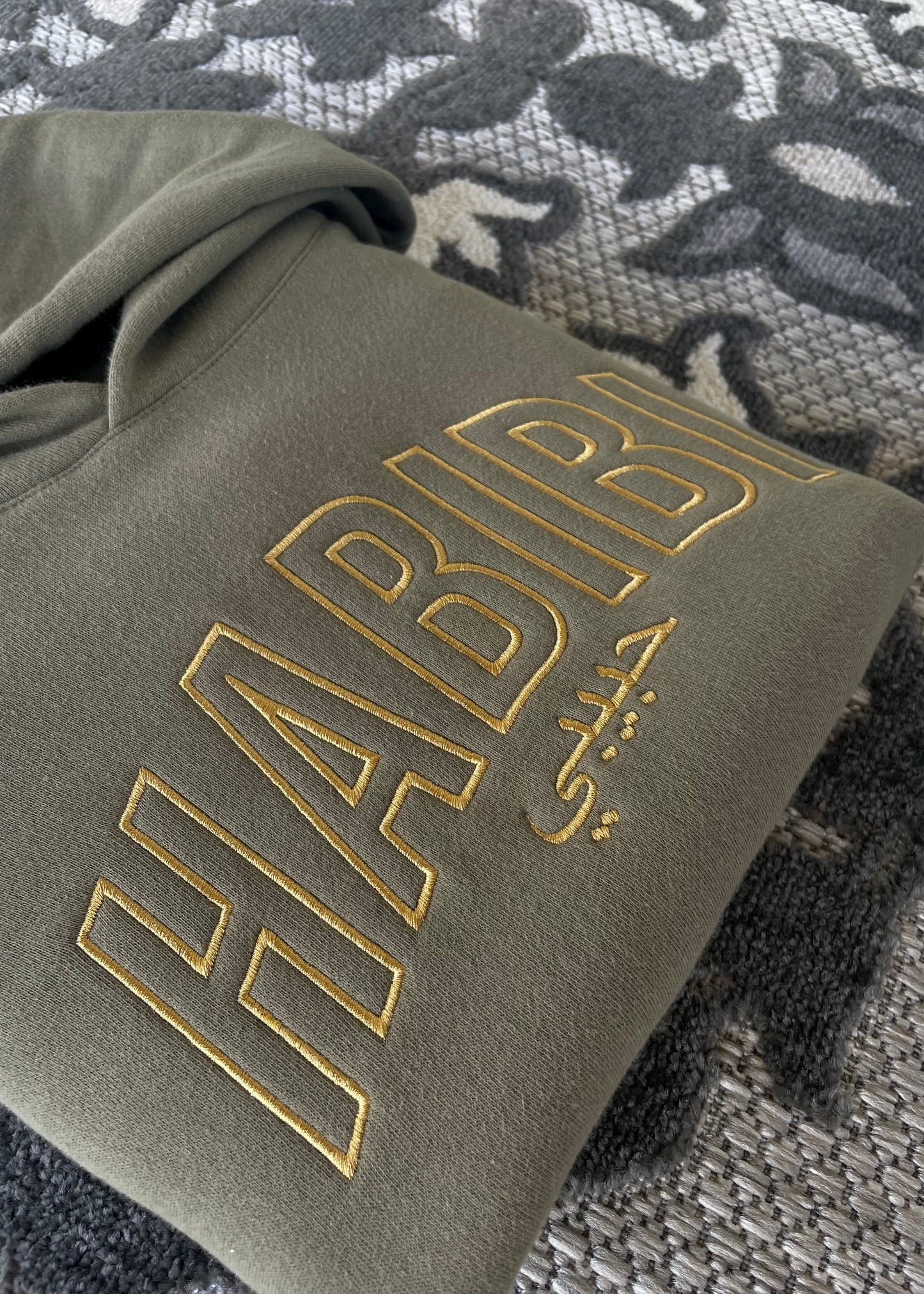 [Customizable] Embroidered Habibi Sweatshirts