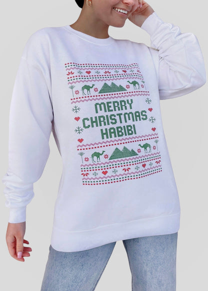 Merry Christmas Habibi - Ugly Christmas Sweatshirts [Adult, Youth & Toddler]