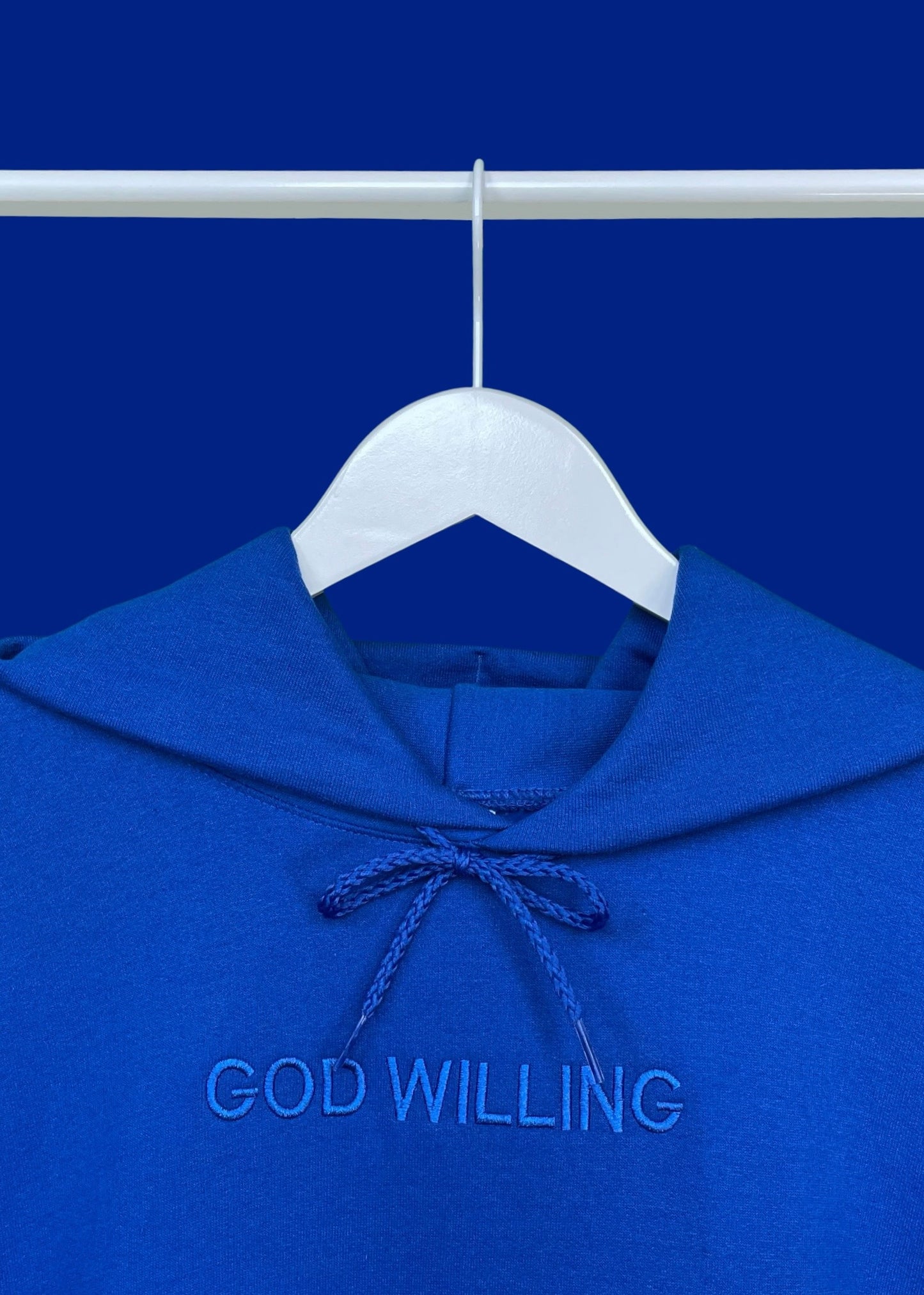 Embroidered God Willing Sweatshirts