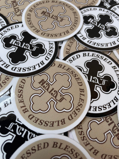 Coptic Blessed Vinyl Sticker