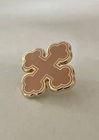 Round Coptic Cross Pins