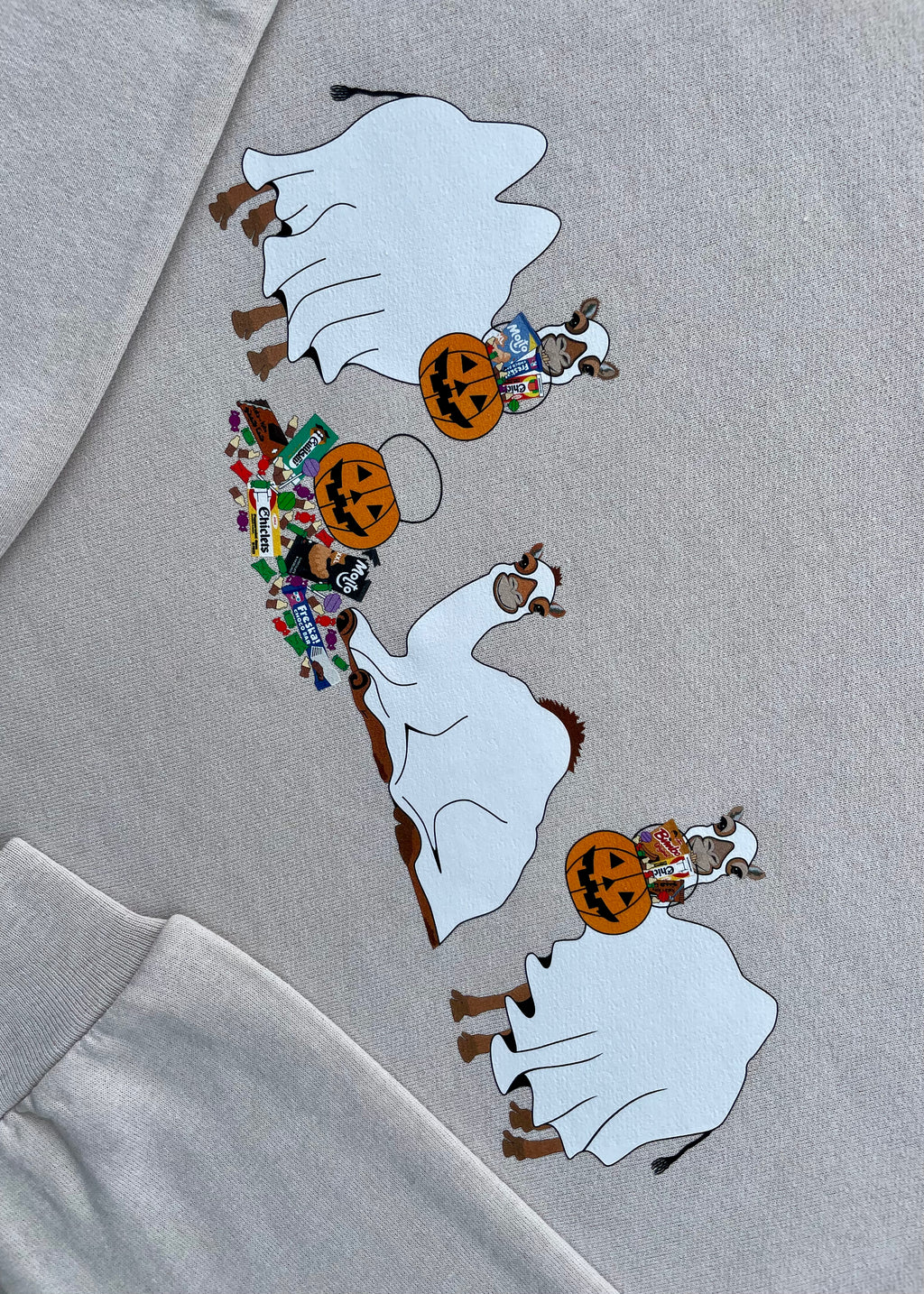 Ghost Camels: Trick or Treat Sweatshirts