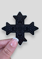 Coptic Cross Vinyl Sticker