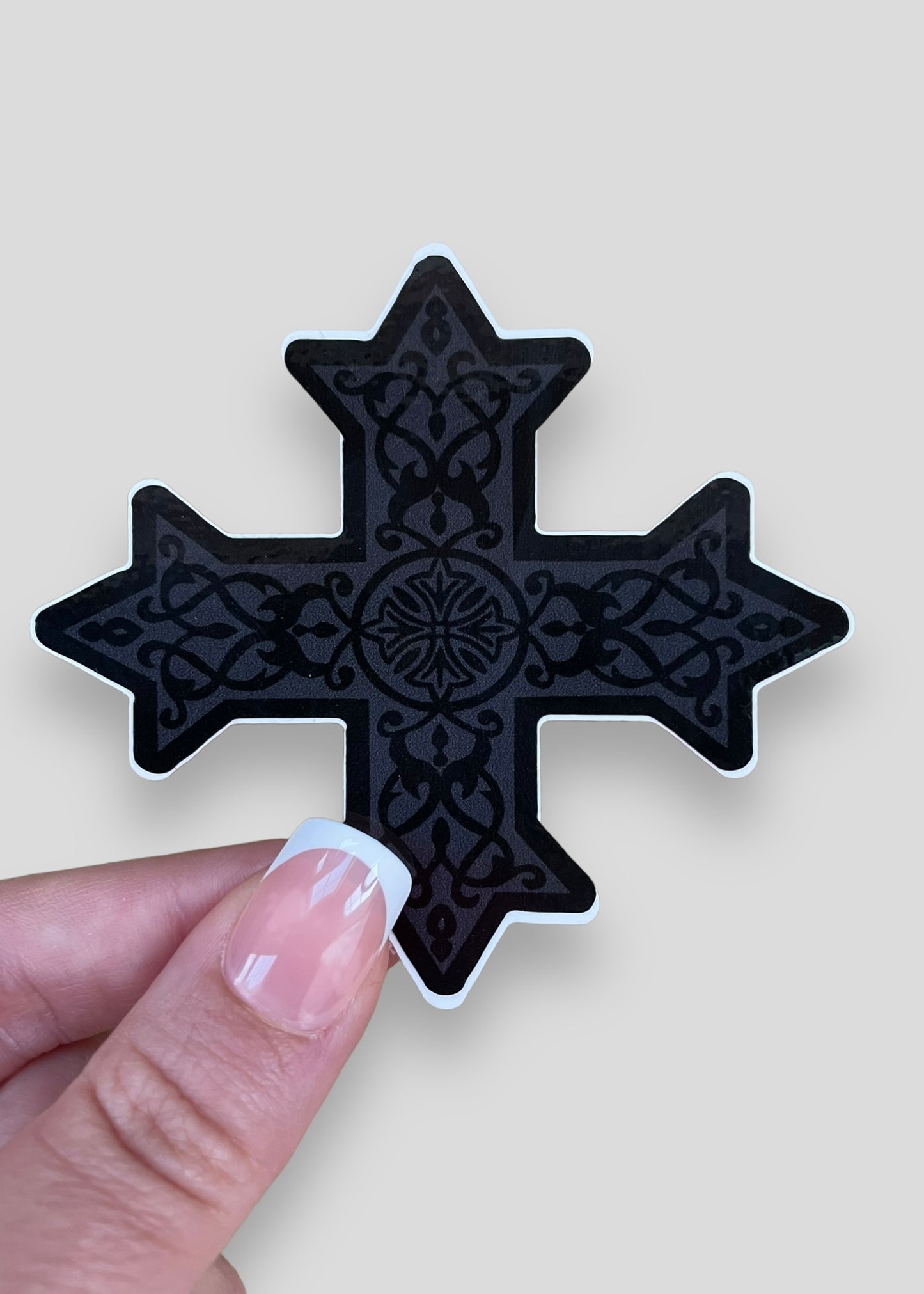 Coptic Cross Vinyl Sticker