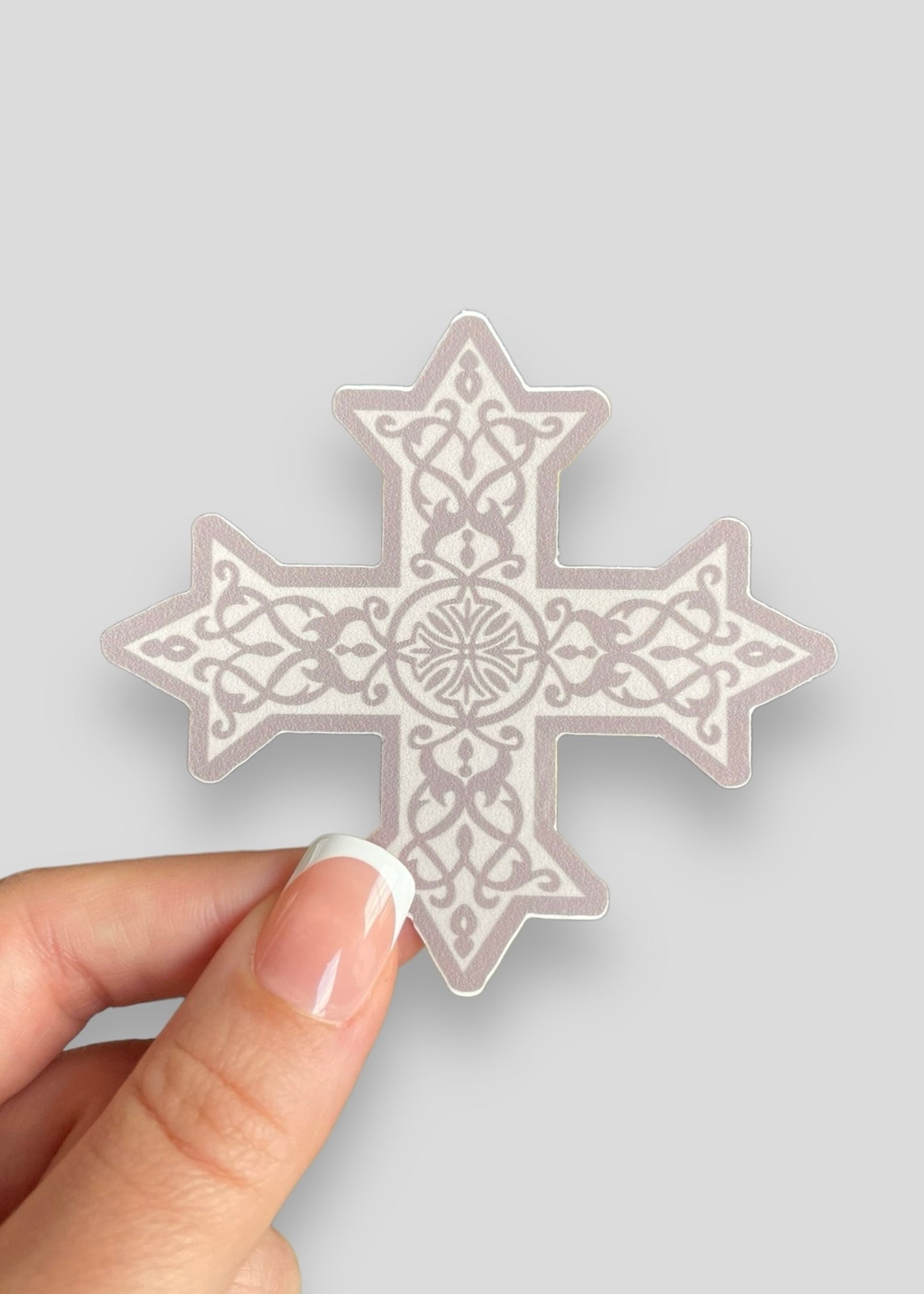 Coptic Cross Vinyl Sticker