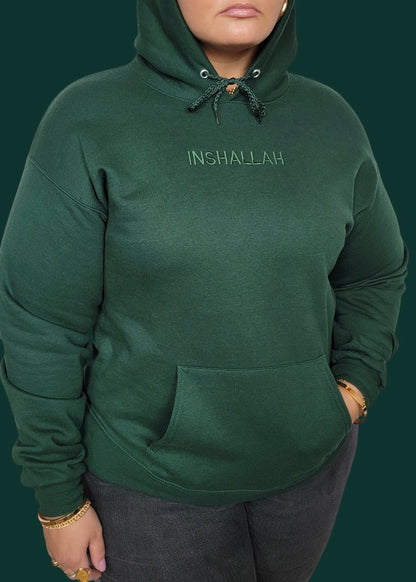 Embroidered Inshallah Sweatshirts