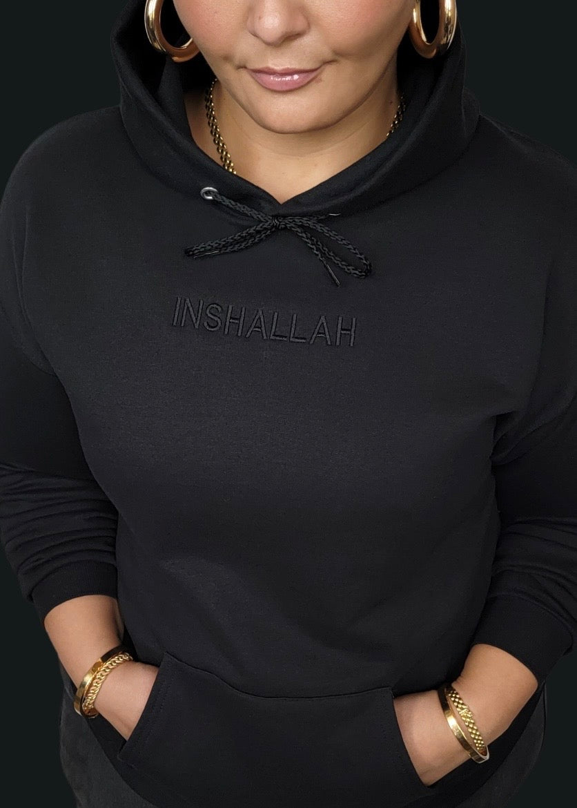 Embroidered Inshallah Sweatshirts