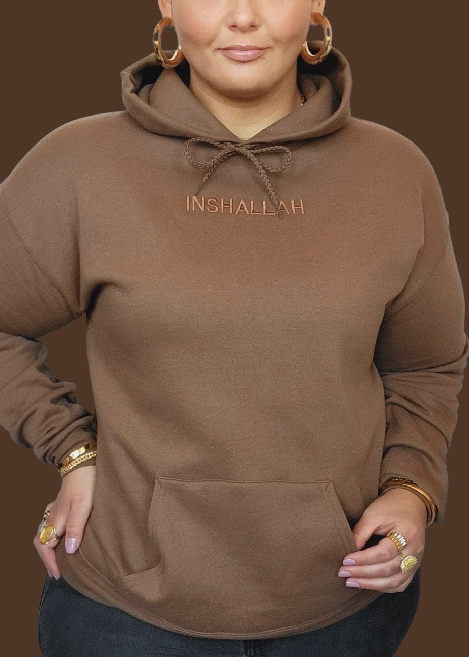 Embroidered Inshallah Sweatshirts