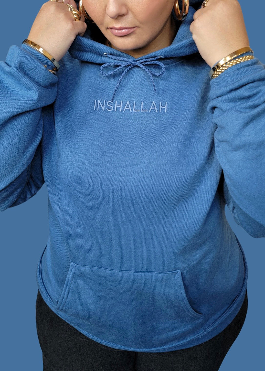 Embroidered Inshallah Sweatshirts