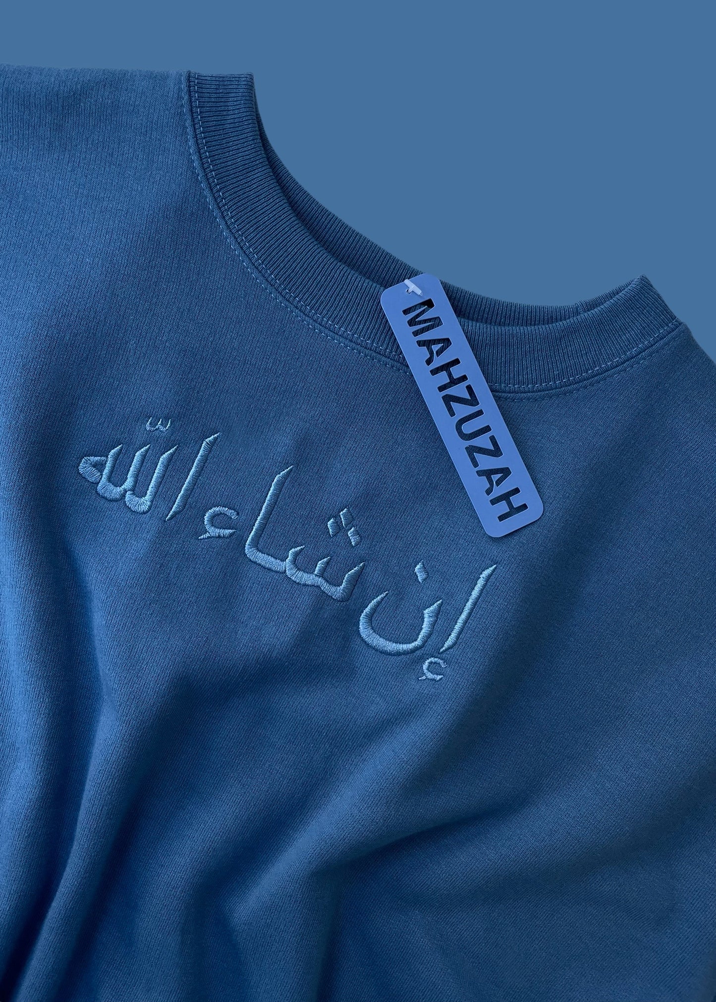 Embroidered Arabic Inshallah Sweatshirts