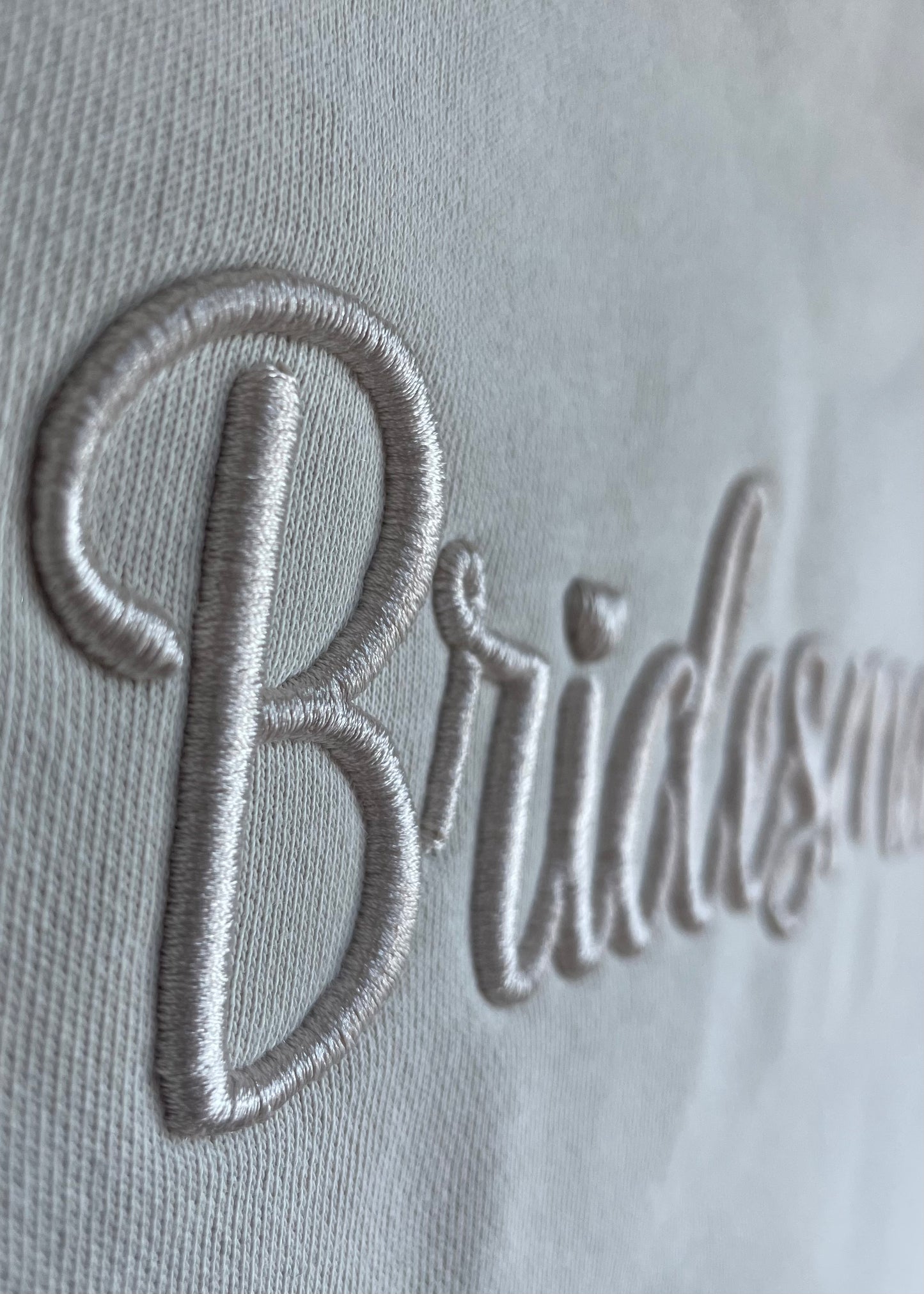 3D Embroidered Bridesmaid Crewnecks