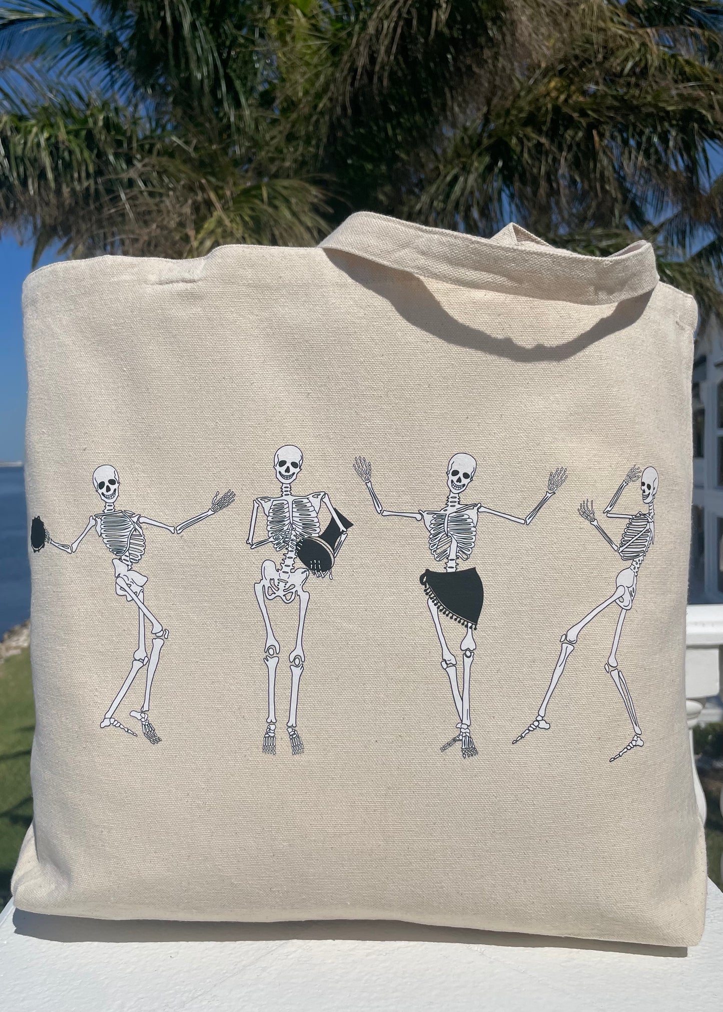 Belly Dancing Skeletons Jumbo Tote