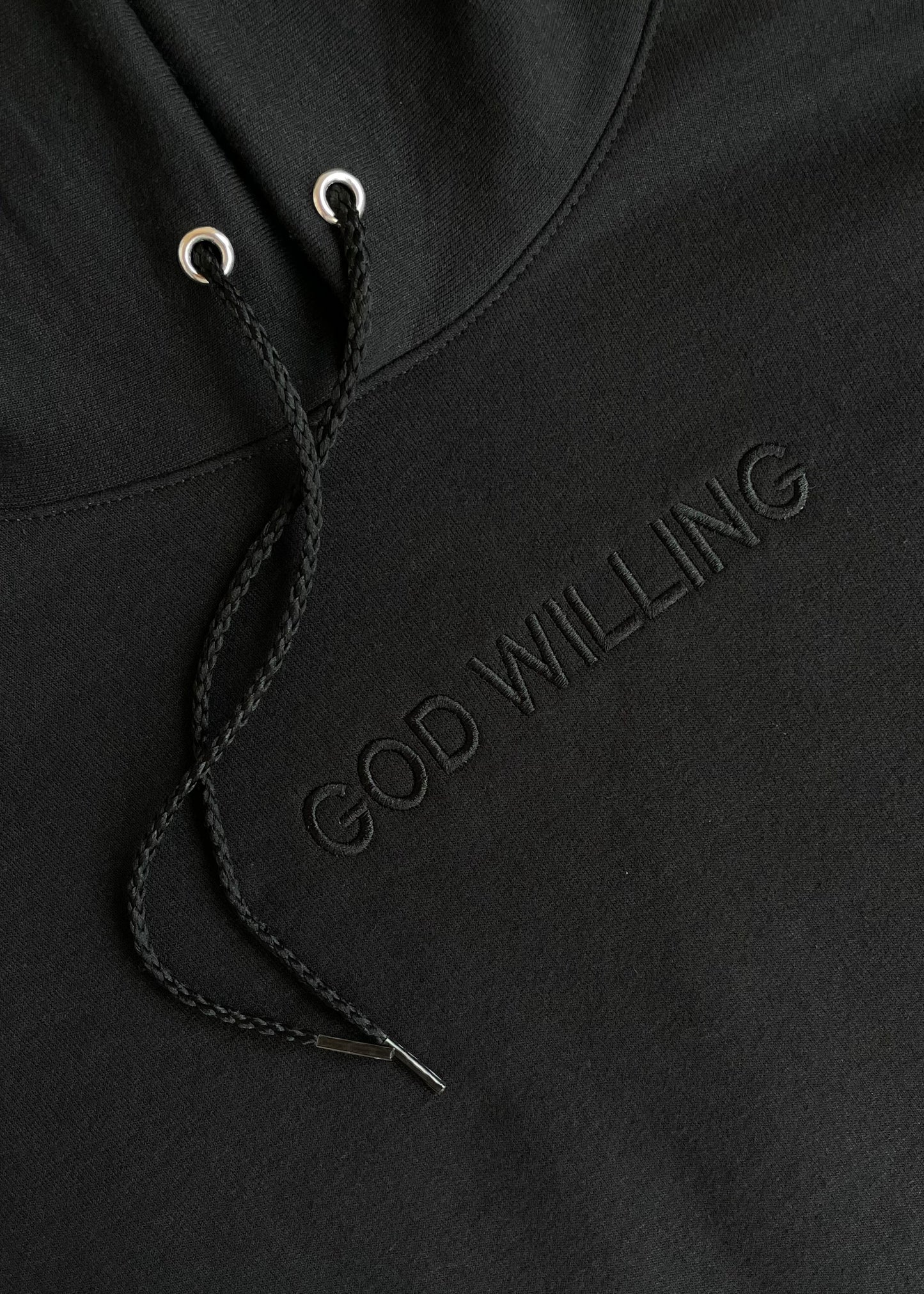 Embroidered God Willing Sweatshirts