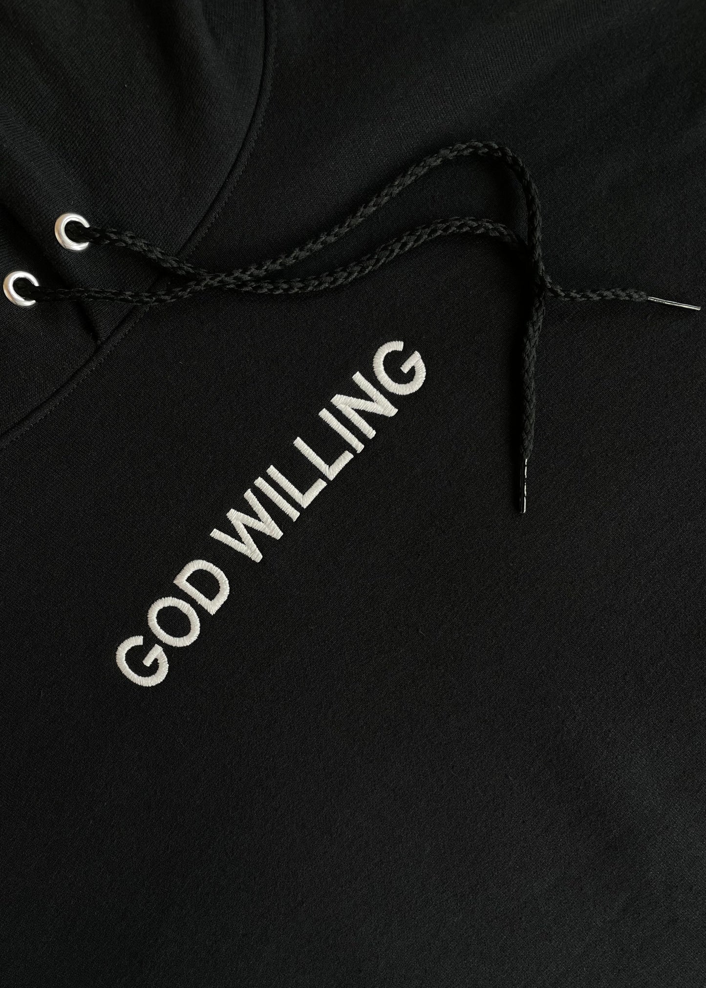 Embroidered God Willing Sweatshirts