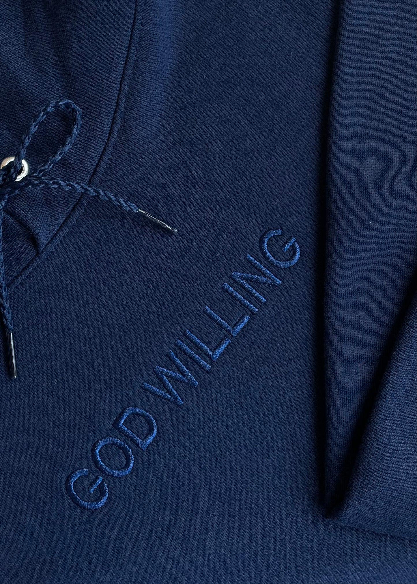 Embroidered God Willing Sweatshirts