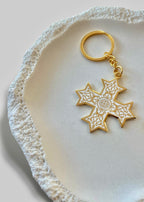 Double-Sided Classic Coptic Cross Keychains