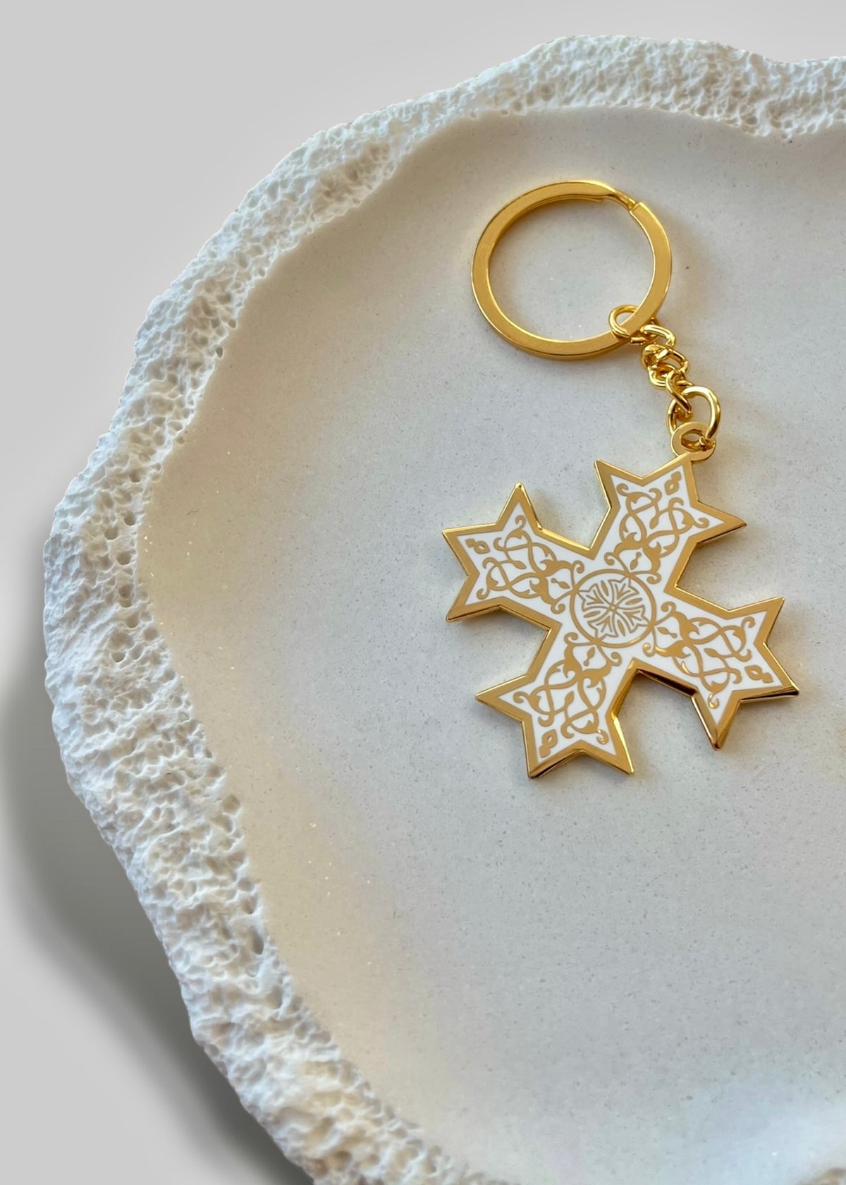 Double-Sided Classic Coptic Cross Keychains