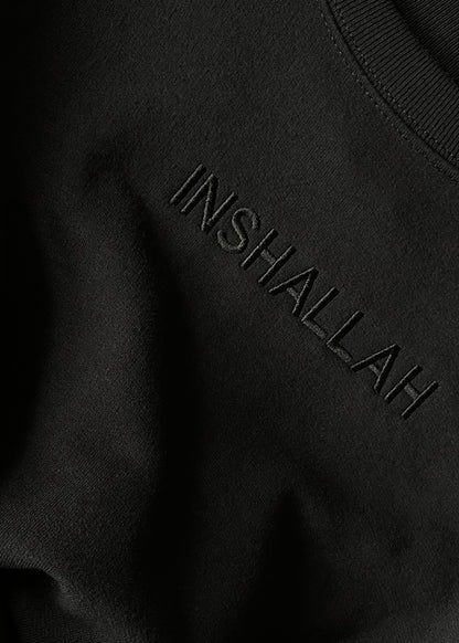 Embroidered Inshallah Sweatshirts