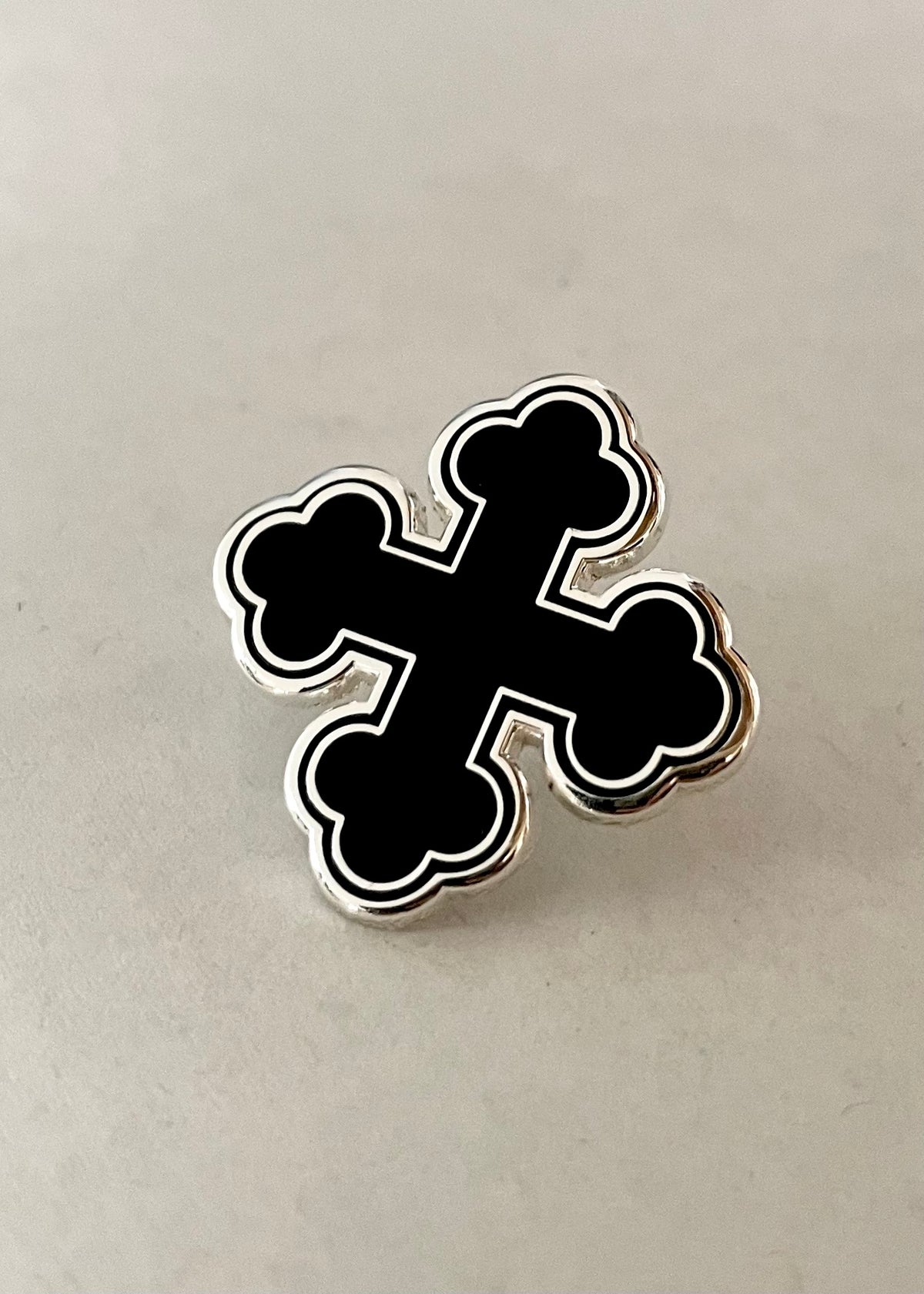 Round Coptic Cross Pins