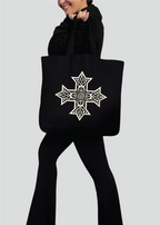 Customizable Coptic Cross Jumbo Tote