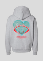 For God So Loved The World Globe Heart  Hoodie [John 3:16]
