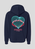 For God So Loved The World Globe Heart  Hoodie [John 3:16]