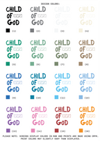 [CUSTOMIZABLE] Child of God Tees