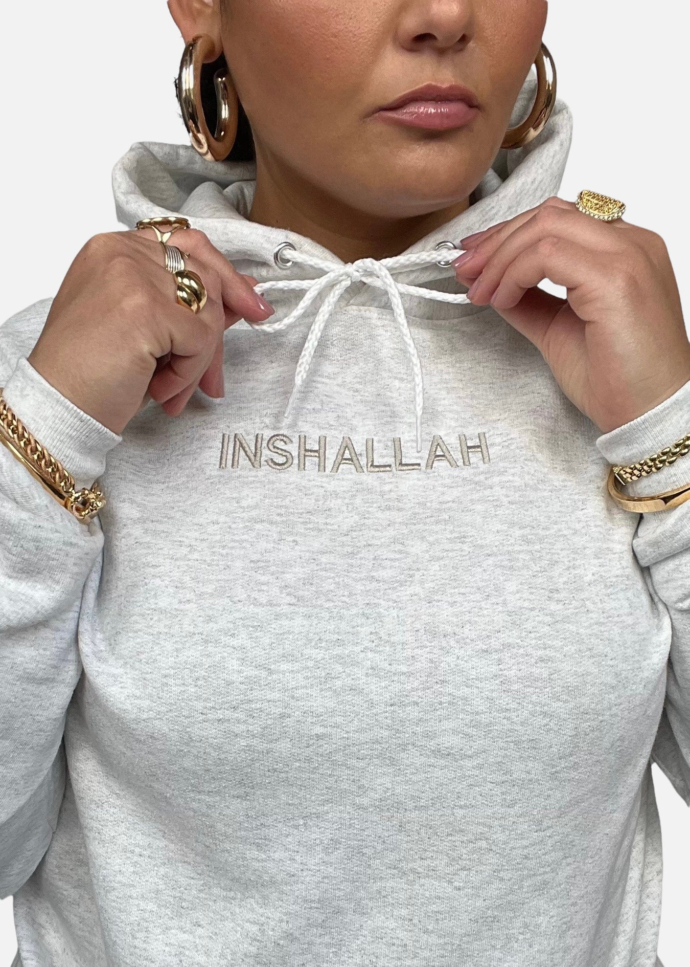 Embroidered Inshallah Sweatshirts