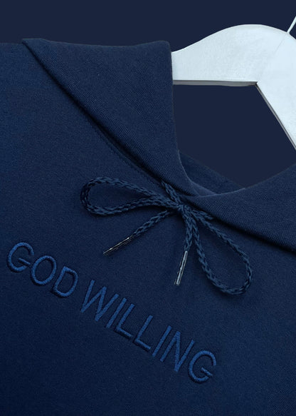 Embroidered God Willing Sweatshirts