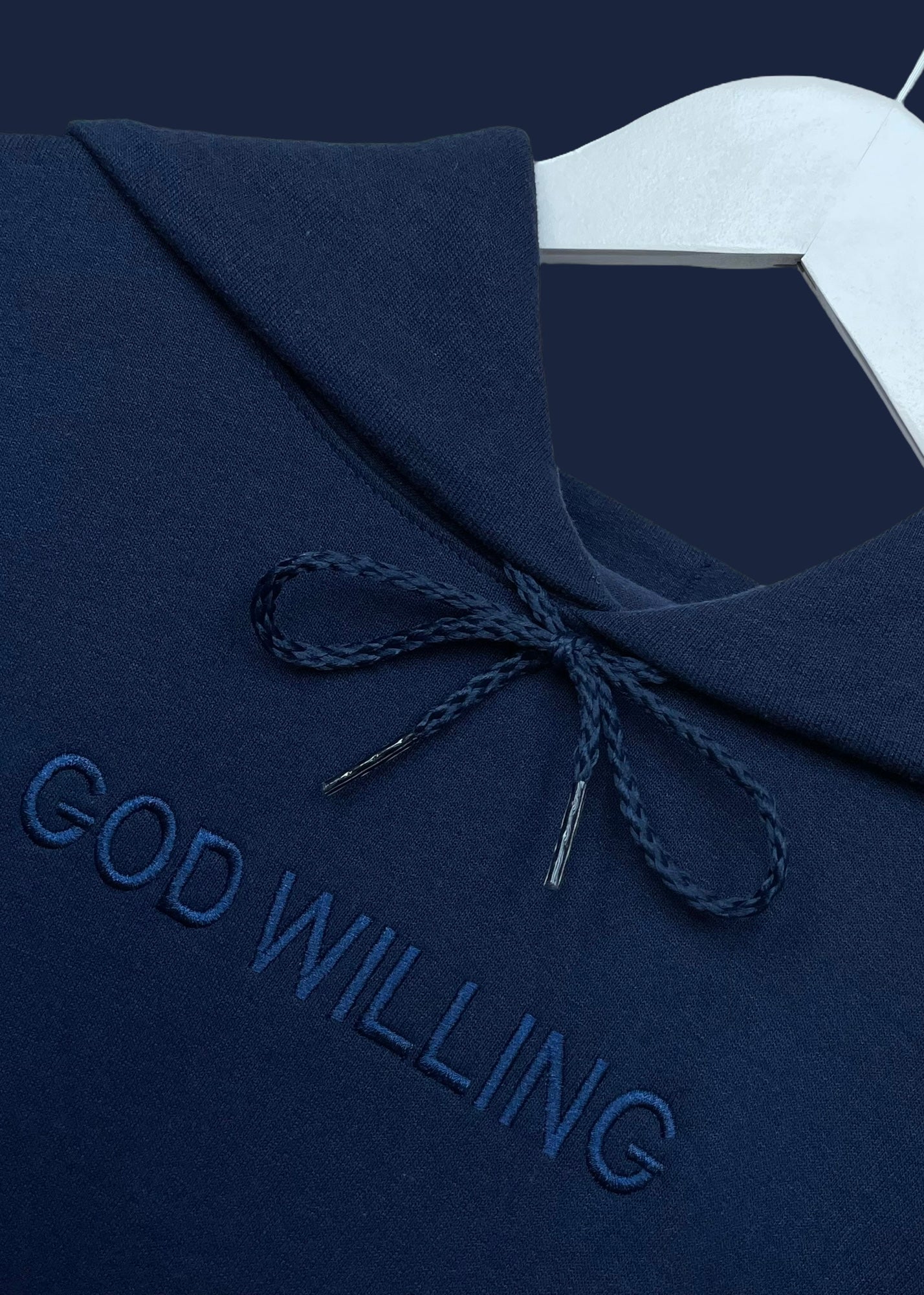 [READY TO SHIP] Embroidered God Willing Sweatshirts