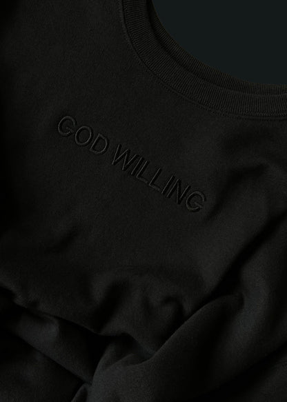 [READY TO SHIP] Embroidered God Willing Sweatshirts