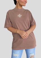 [DEAL TEE] Embroidered Classic Coptic Cross Tee