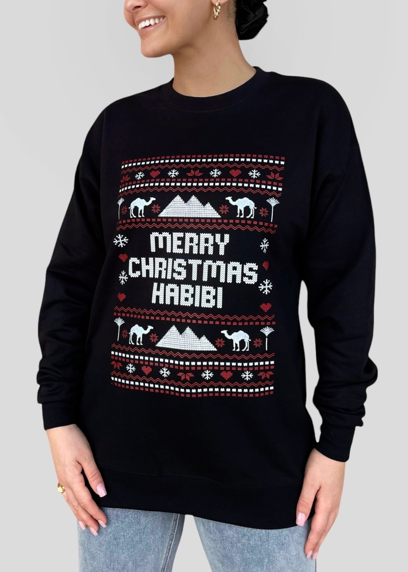 Merry Christmas Habibi - Ugly Christmas Sweatshirts [Adult, Youth & Toddler]