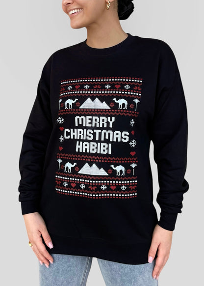 Merry Christmas Habibi - Ugly Christmas Sweatshirts