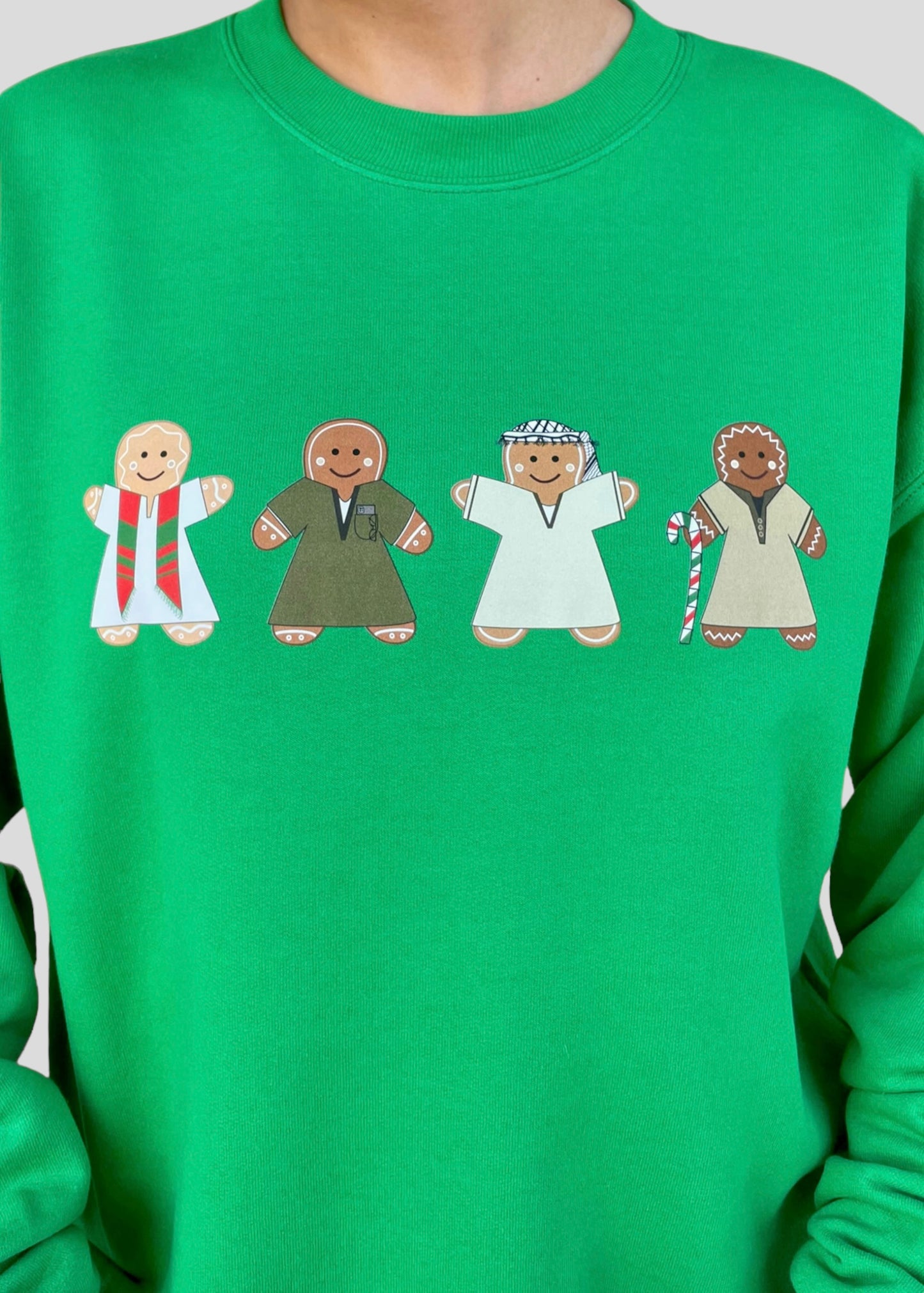 Gingerbread Men in Galabeyas Sweatshirts