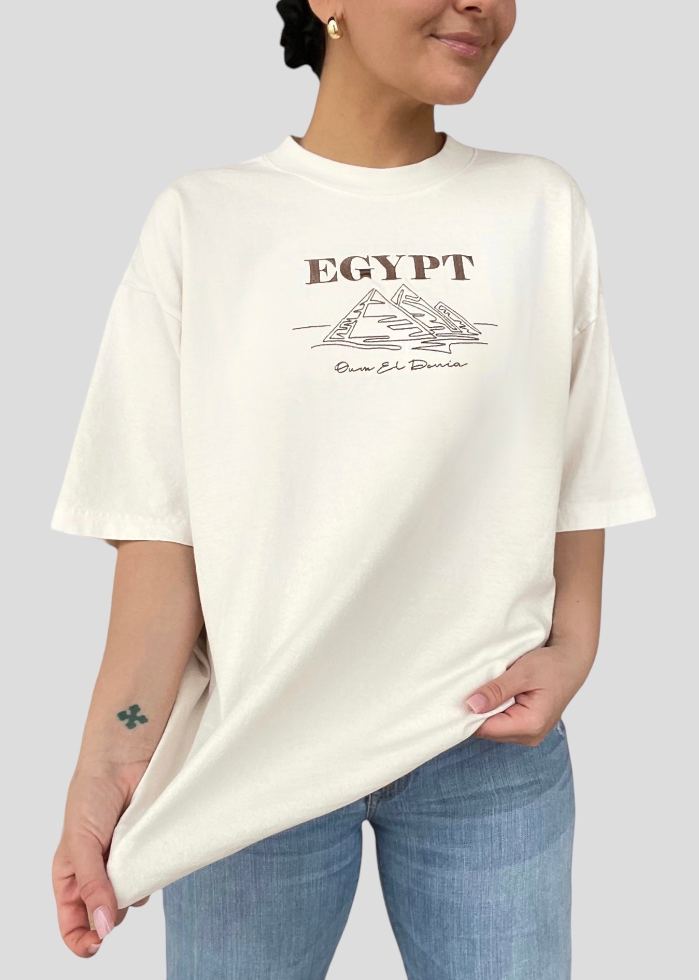 Embroidered Egypt- Oum El Donia T-Shirt