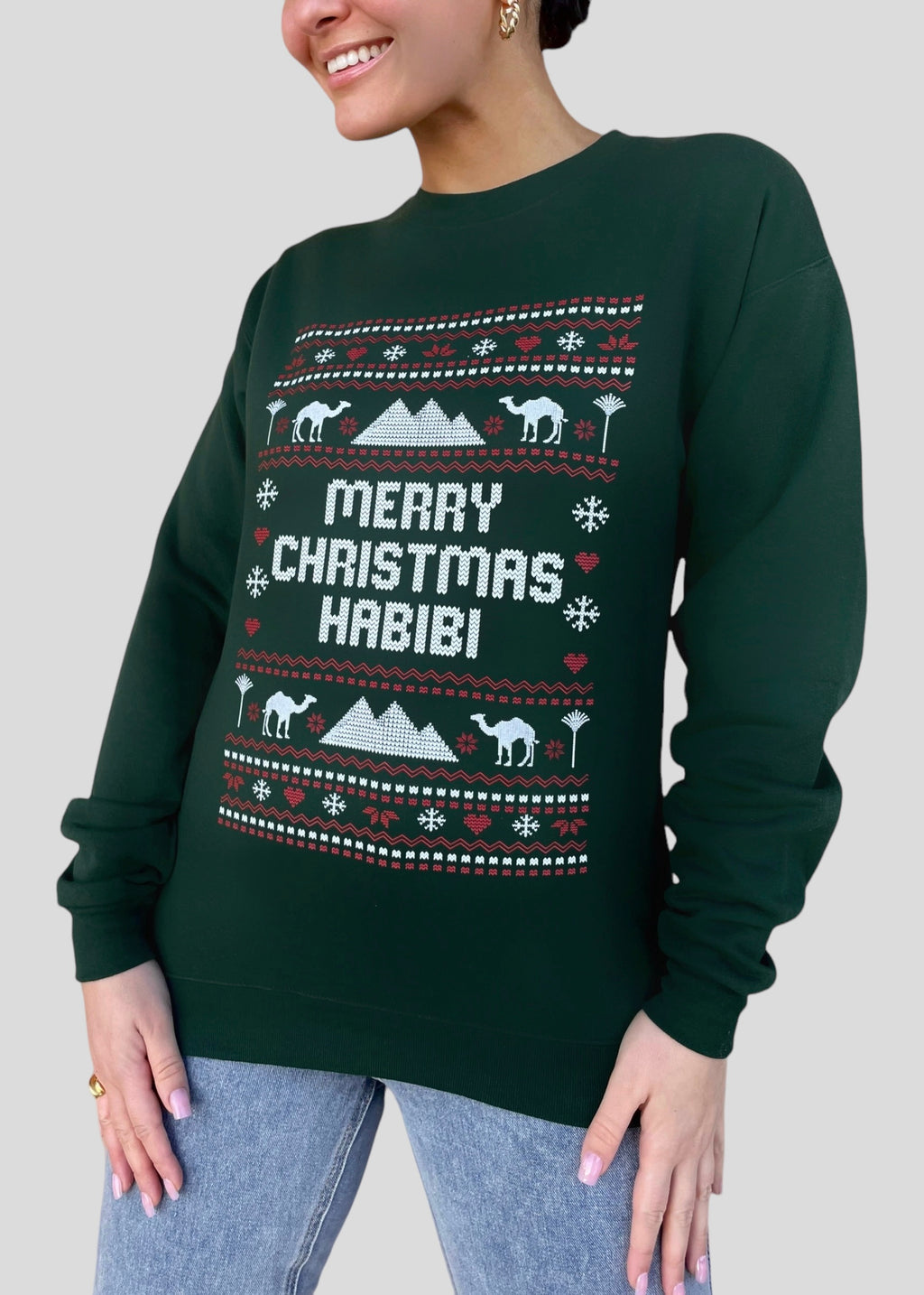 Merry Christmas Habibi - Ugly Christmas Sweatshirts [Adult, Youth & Toddler]
