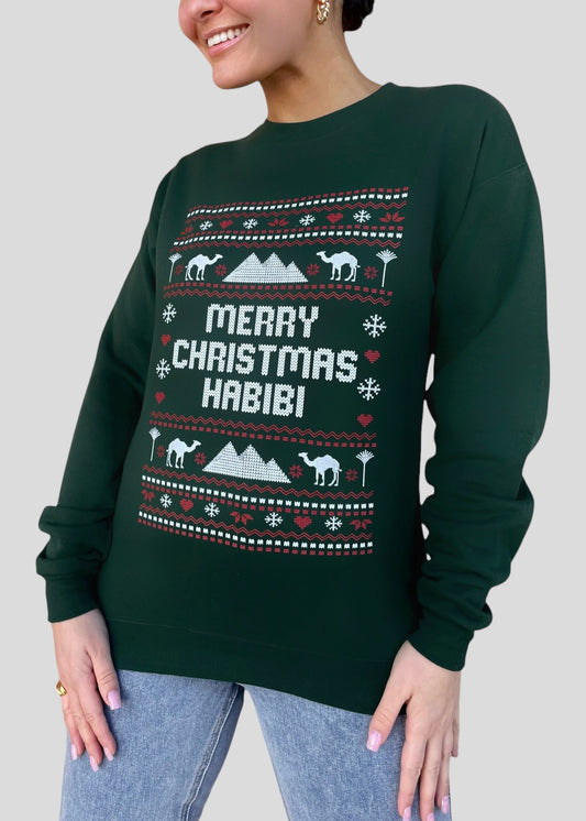 Merry Christmas Habibi - Ugly Christmas Sweatshirts