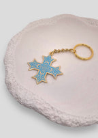 Single-Sided Classic Coptic Cross Keychains