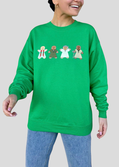 Gingerbread Men in Galabeyas Sweatshirts