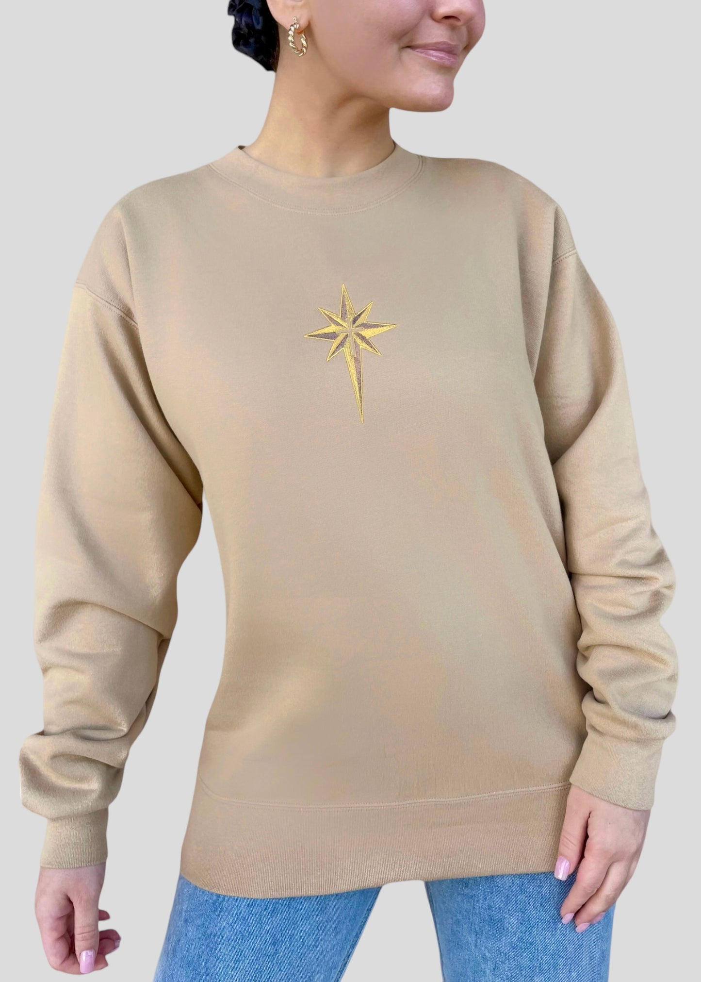 Embroidered Bethlehem Star Sweatshirts